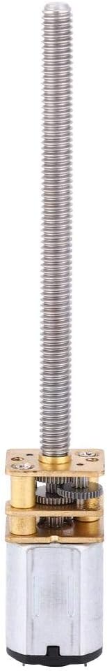 Zunate N20 12V Gear Motor 1000RPM Ball Screw M4x55mm Lead Screw Thread Output view 7