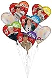 One Direction Balloon Bouquet (7 balloons total)