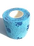 2 inches Blue Paw Self AdhesiveVet Tape 2" Vet Tape Wrap Bulk, Self Adherent Wrap Tape, Self Adhering Stick Bandage, Self Grip Roll - 2" inches Wide x 15' Feet Long 5 yards 12 Rolls