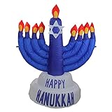 Northlight 3.5' Inflatable Blue Menorah Hanukkah Outdoor Decoration