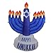 Northlight 3.5' Inflatable Blue Menorah Hanukkah Outdoor Decoration