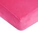 American Baby Company Heavenly Soft Chenille Fitted Crib Sheet for Standard Crib and Toddler Mattresses, Hot Pink, for Girls