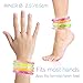 24 Pcs Flashing LED Bracelets Light Up Toys Glow Bracelet Glow in the Dark Party Supplies Fluorescence Bracelet for Neon Party, Concert Wedding,Birthday,Night Game Fun Events for Women Men Teen Kid