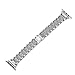 Crystal Rhinestone Diamond Watch Band Luxury Stainless Steel Bracelet Strap Watch Bands for Apple Watch series 1 series 2 series 3 (42mm Sliver)