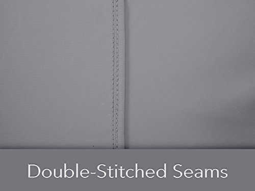 FEATURES: Adjustable drawcord to cinch cover tight - 2 buckle straps - Built-in mesh vents for airflow- Charcoal