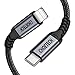 CHOETECH USB C to Lightning Cable [4ft Apple MFi Certified] Nylon Braided Cable Compatible with iPhone 11/11 Pro/11 Pro Max/X/XS/XR/XS Max/8 Plus/iPad/AirPods Pro, Supports Power Delivery