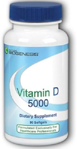 BioGenesis Vitamin D 5000 90 Softgels - Pack of 2