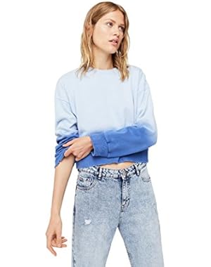 Women's Ripped Tie-Dye Sweatshirt