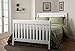 Simmons Kids Slumbertime Madisson Convertible Baby Crib N More, White Ambiance