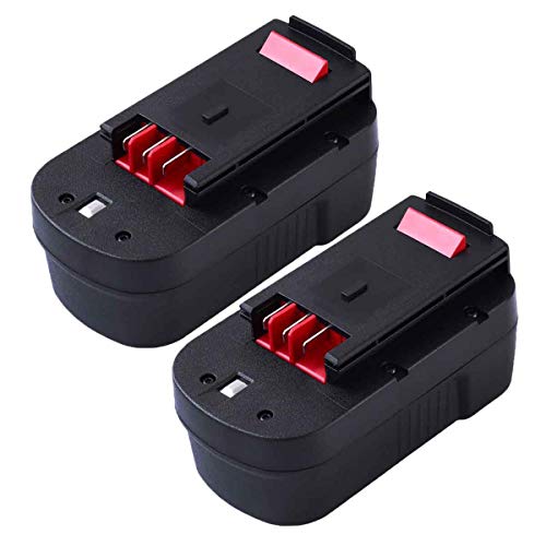 HPB18 Ni-Mh 18V Battery Replace for Black and Decker 18 Volt Battery 3.0Ah Firestorm 244760-00 HPB18-OPE A1718 FS18FL FSB18 Cordless Power Tools (2 Packs)