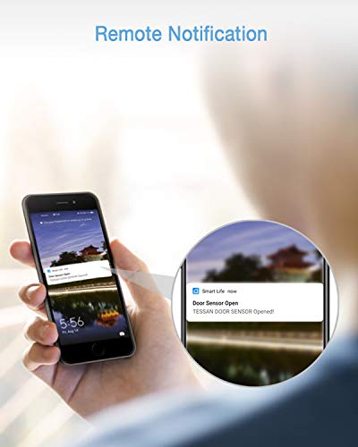 WiFi Door Sensor, TESSAN Smart Window Contact Sensor ...