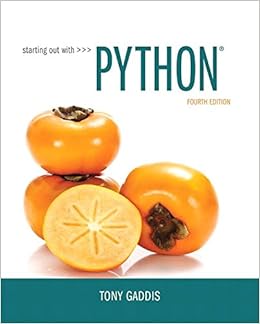 Starting Out with Python (4th Edition)