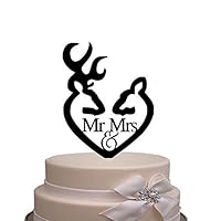 juyue Mr and Mrs Cake Topper Engagement Wedding Party Decorations Bridal Shower Cake Decorations Topper