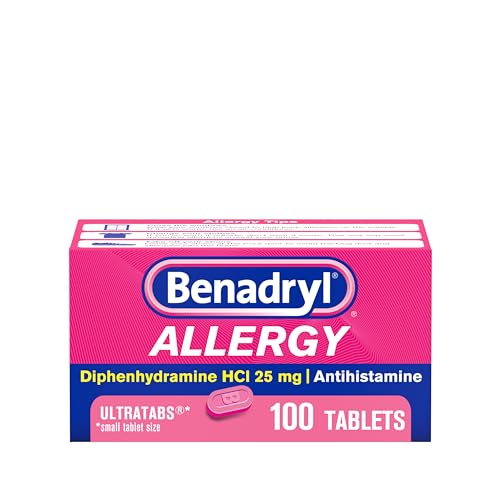 Benadryl Ultratabs Antihistamine Allergy Relief