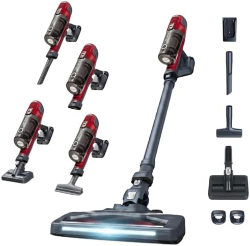 Rowenta xpert 6.60 essential - aspirador de pó sem fio, animal kit, controle de velocidade, modo eco, gatilho de função boost, autonomia de até 45 min, bateria removível, design leve, rh6878