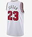 RAAVIN Legend Mens #23 Basketball Jersey Retro Athletics Jersey Red Strip S-XXXL