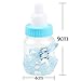 AerWo Baby Shower Favors Fillable Mini Bottle Candy Gift Box for Boy Girl Newborn Infant Baptism Christening Birthday Party Decoration (24 Packs, Blue)