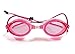 Resurge Sports Anti Fog Racing Swimming Goggles with Quick Adjust Bungee Strap (Pink)