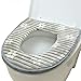 BigOtters Toilet Seat Cover Pads, Washable Toilet Seat Cushion Mat Winter Washable Toilet Seat Warmer (Gray)