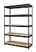 Hirsh Industries 3800 Shelving Unit, 48 x 18 x 78 Inches, Black