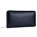 Women Credit Card Wallet, TEOYALL 36 Card Slots Genuine Leather RFID Blocking Card Holder (Black)