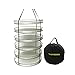 VIVOSUN 2 FT 6 Layer Collapsible Dry Net Hydroponic Detachable Collapsible Herb Drying Rack