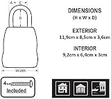 Master Lock Portable Key Safe with Shackle Medium 90 x 157 x 40 mm Outdoor view 4