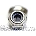 M2.5-0.45 / 2.5mm - Metric Nylon Insert Hex Lock Nut DIN 985 - A2-70 / 304 / 18-8 Stainless Steel - MonsterBolts (50)