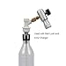 MRbrew Carbonation Cap 304 Stainless Steel with 2 Micron Diffusion Stone and 12'' Silicone Tube(Cap with Stone)