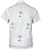 La Leela Men's Aloha Hawaiian Shirt Short Sleeve Button Down Casual Beach Party Blue