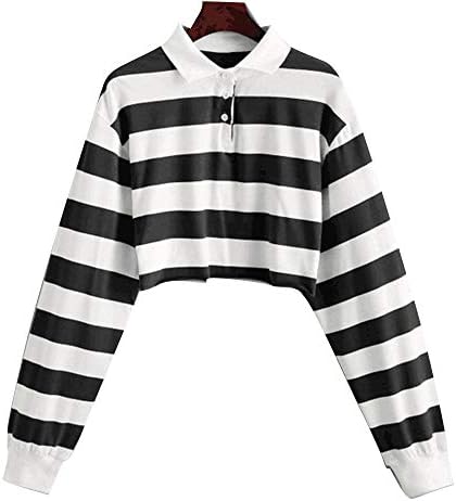 Women Teen Girls Fashion Turn-Down 