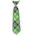 Boys Neckties Formal Wear Pre-Tied Polyester Necktie Set Elastic Neck Strap Tie Set of 5, St3, One Size