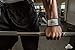 Bear Grips Neoprene Padded Lifting Straps, non-slip, extra grip, 5mm padded wrist straps for dead lifts, weight lifting, powerlifting (colors: black & pink, one-size, pairs: two straps per pack)