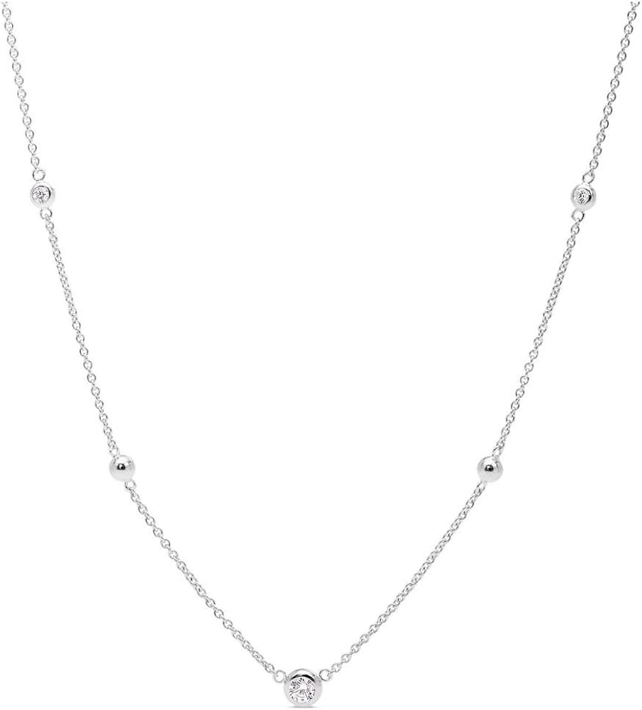 Fossil Women Silver Chain Necklace JFS00453040 Amazon.co.uk Jewellery