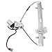 Power Window Regulator With Motor for 2001-2005 Honda Civic 4 Doors Sedan, Front Left LH Driver Side, 4 Pin Connector.