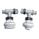 Intex 1.5 Inch Above Ground Pool Inlet & Outlet Strainer Fittings Set | 26073RP