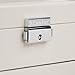 B.Catcher Jewelry Box Organizer for Women with Drawer and Lock White Travel Jewelry Case Medium Cosmetic Storage Holder