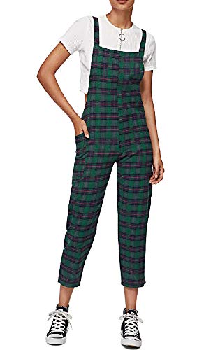 Women's Jumpsuits, Casual Long Rompers Wide Leg Baggy Bibs Overalls Harem Pants - Plus Cotton Linen Jumpsuits Black