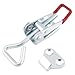 Uxcell Home Toolbox Case Fitting Metal Toggle Latch Catch, 4-Inch