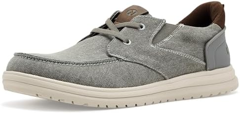 NEW Nunn Bush Brewski MT Slip Mens 11 M Stone Canvas Loafers Boat Shoes Nunn Bush Brewski Moc Toe Slip-On Shoes - Mens Clothing  main image 4