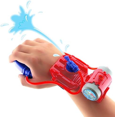 FAVTOY ISLAND - Spiderman Inspired Water Squirt Canon Melee Super Soaker (Shoots Over 6 feet in Range)