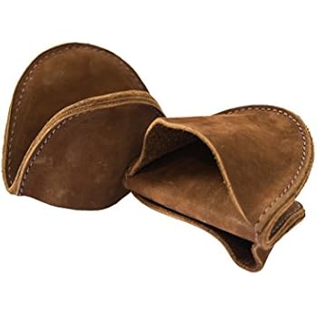Hide & Drink Leather Pot Holder Mini Oven Mitt Oven Cooking Pinch Grips (2-Pack) Handmade Swayze Suede