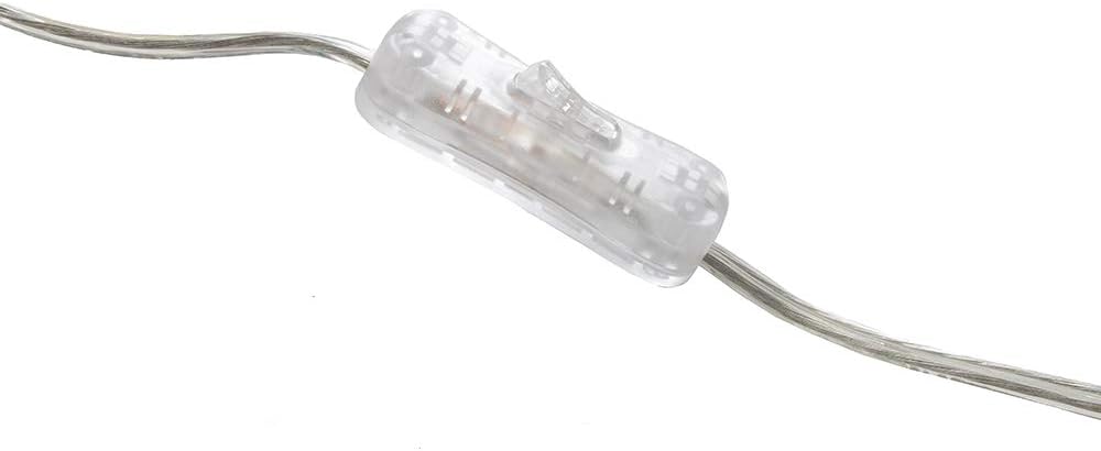 Happy Homewares Modern and Chic Real Duck Egg Feather Table Lamp with Satin Nickel Base and Switch - Image 5