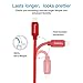 Tranesca Dual USB Wall Charger and 6ft MFI Lighting Charging Cable for iPhone X,iPhone 8/8 Plus/iPhone 7/7 Plus/iPhone 6/iPad/iPad Pro and More (Red)