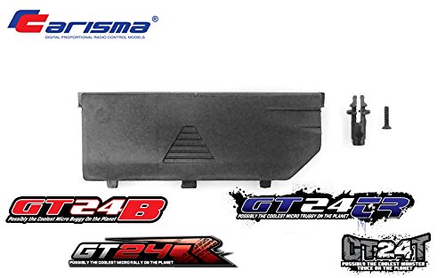 CARISMA GT24 OPTION PART - GT24B BODY POST AND BATTERY COVER(15414)