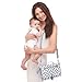 Vito Maro - Diaper Clutch with Waterproof Changing Pad for Baby and Diaper Bag Dispenser - Portable Changing Station for Travel and Home - Grey