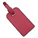 (Rose) Stylish Microfiber Leather ID Tags Business Card Holder for Luggage Baggage ID Travel Identifier for DJ Equipment Travel Bag Flight Case ID Name Suitcase Label Sports Bag New Gift