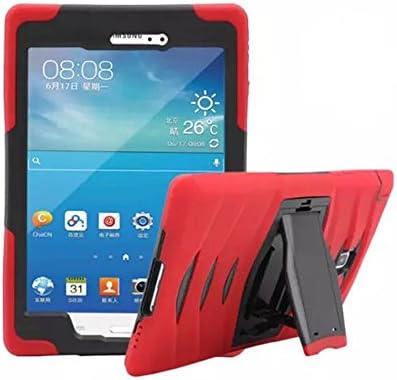 Samsung Galaxy Tab A 8"(SM-T350) Case,Shock Proof Slight waterproof armor hybrid case build in kickstand Protective Cover Case for Samsung Tab A 8.0 inch Tablet SM-T350 (Red)