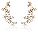 14k Gold Braided Huggie Hoop Earrings for Women | Gold Chunky Hoops | Gold Huggie Earrings for Women | 14 karat Gold Hoop Earrings | Chunky Gold Hoop Earrings | Chunky Gold Hoops Earrings for Women