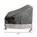 2 Pack Deep Chair Patio Cover - Outdoor Furniture Cover (Dark Grey w/ Grey Trim)